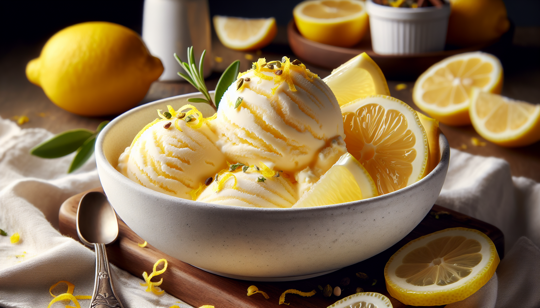 gelato al limone